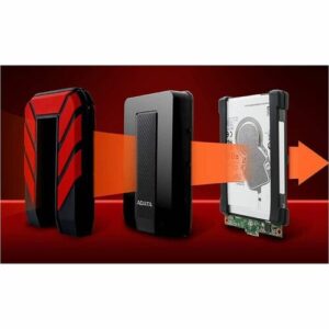Disco Duro Adata HD710 Pro - Externo - 1TB - Rojo - Consola de juegos Dispositivo compatible - USB 3.2 (Gen 1) - Imagen 3