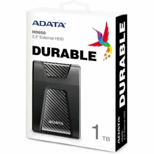 Disco Duro Pórtatil Adata DashDrive Durable -1TU31-CBK - Externo - 1TB - Negro - Consola de juegos Dispositivo compatible - USB 3.2 (Gen 1) - Imagen 4
